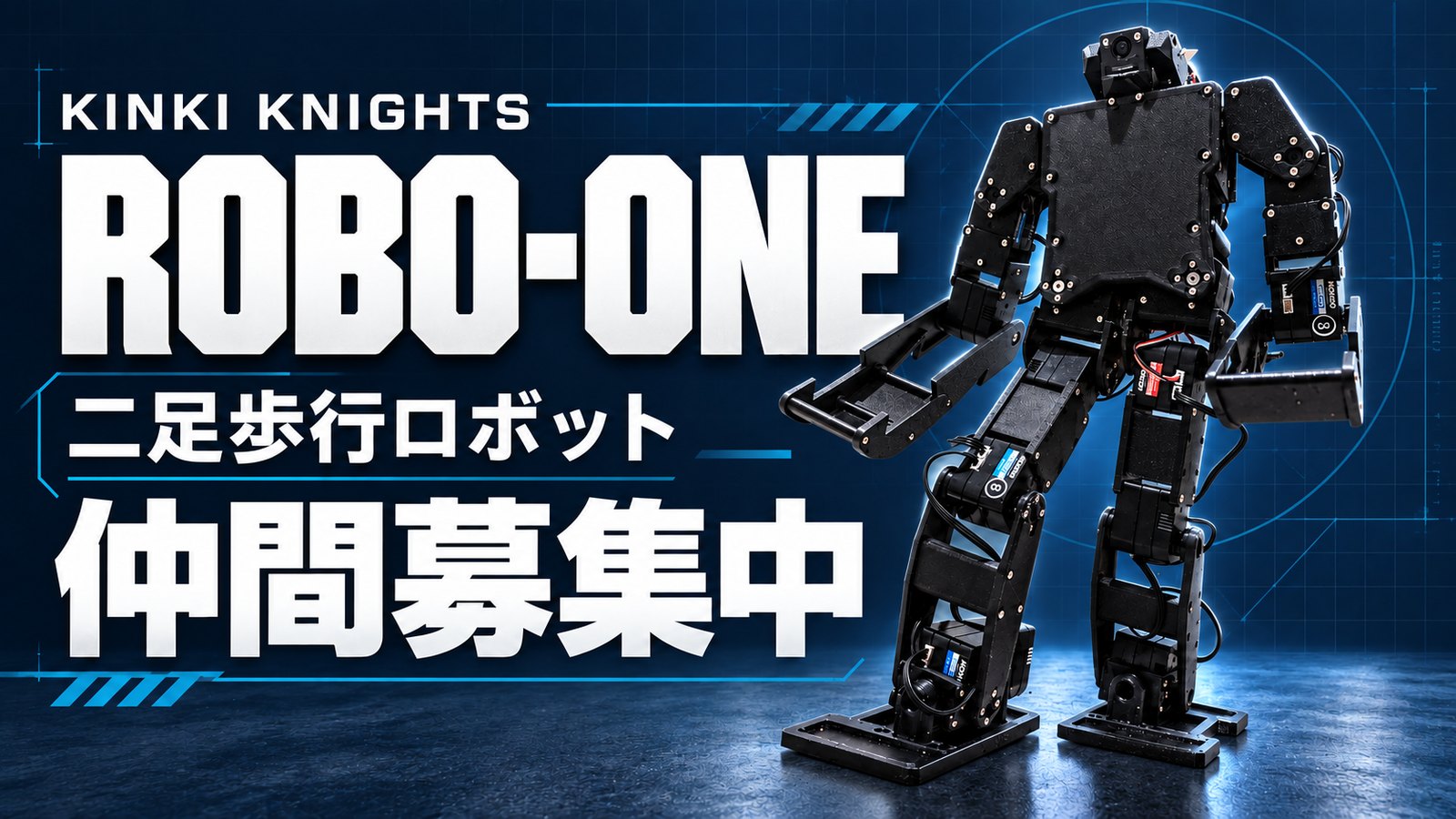 ROBO-ONE 二足歩行ロボット格闘競技のイメージ